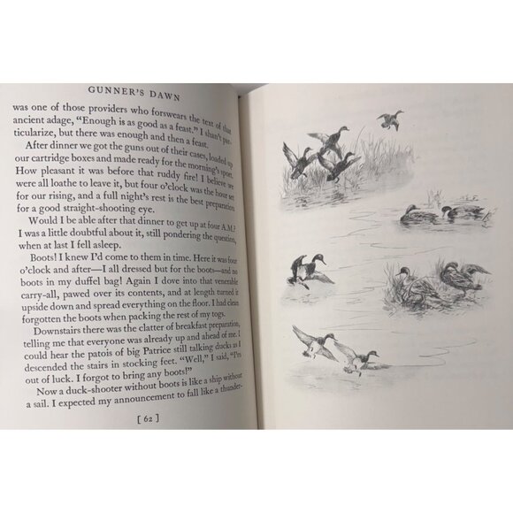 Gunners Dawn Collectors Edition By Roland Clark Hardcover Hunting Waterfowl Art - Picture 10 of 16